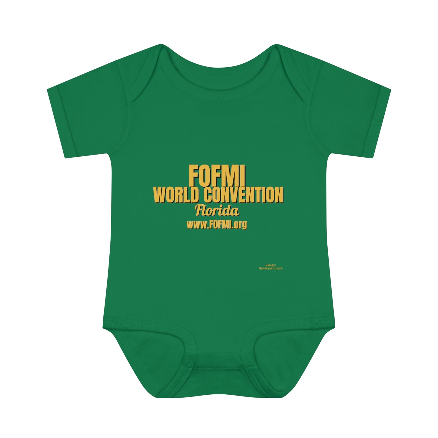 FOFMI WORLD CONVENTION Infant Baby Rib Bodysuit