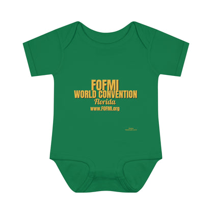 FOFMI WORLD CONVENTION Infant Baby Rib Bodysuit