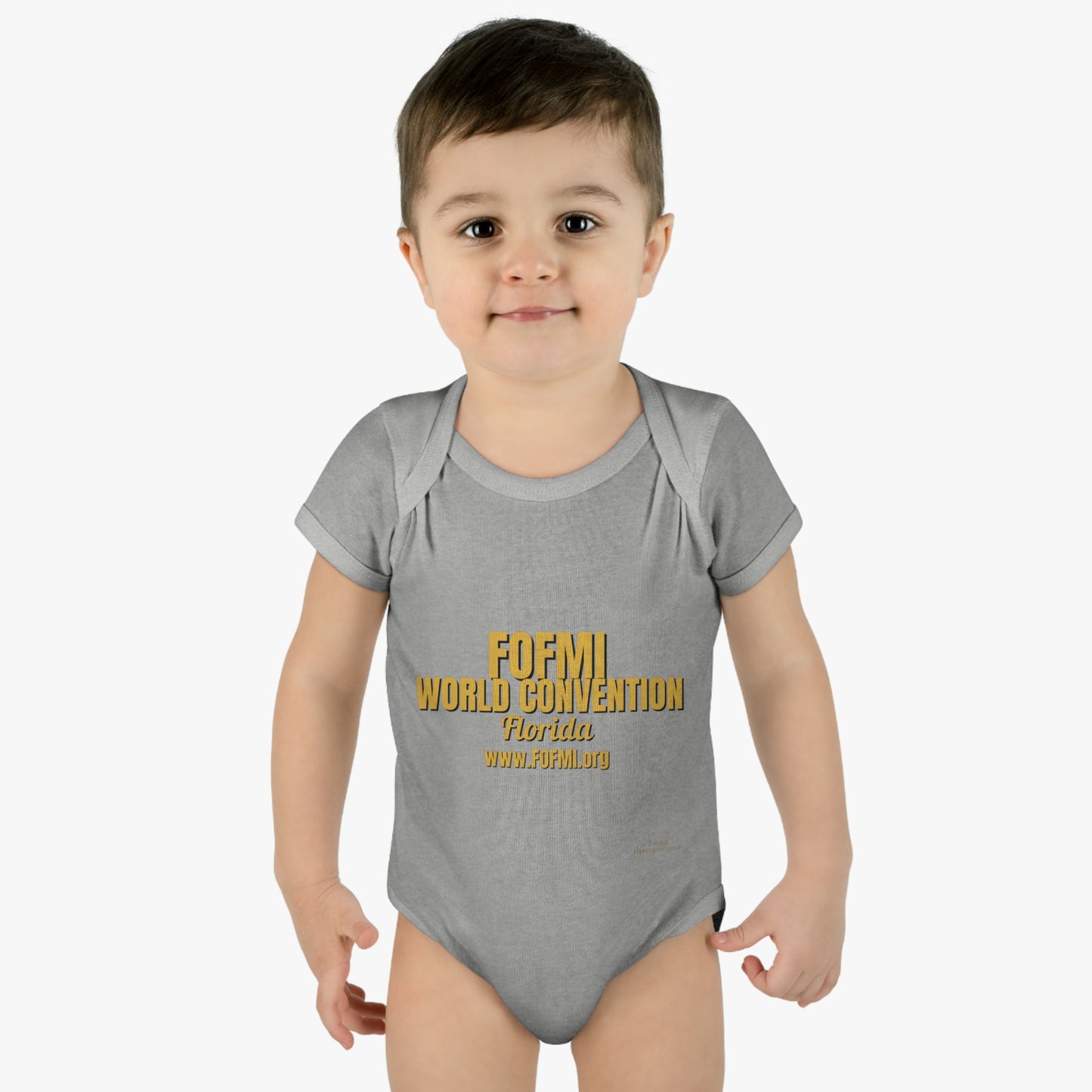 FOFMI WORLD CONVENTION Infant Baby Rib Bodysuit