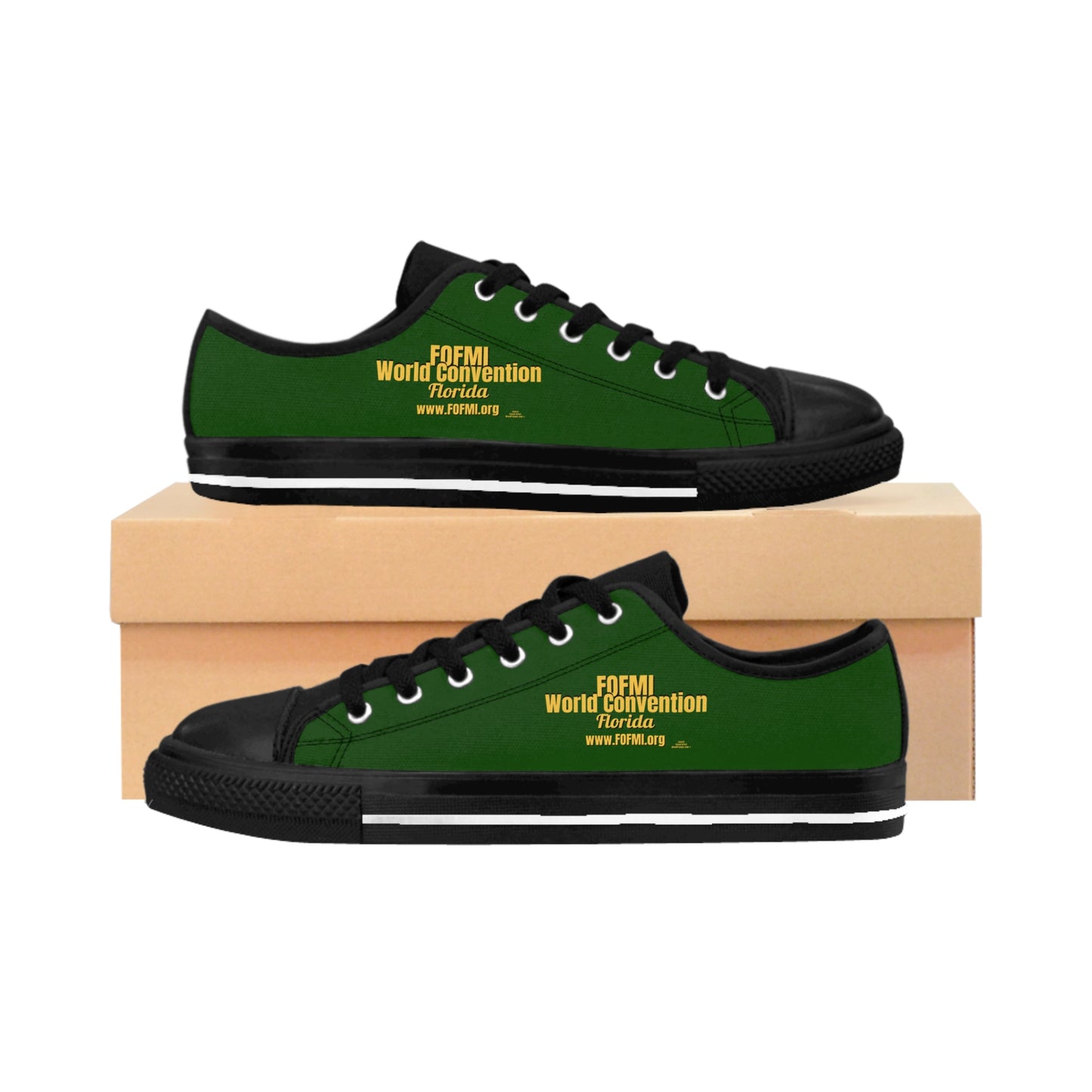 FOFMI WORLD CONVENTION Women's Sneakers (Green)