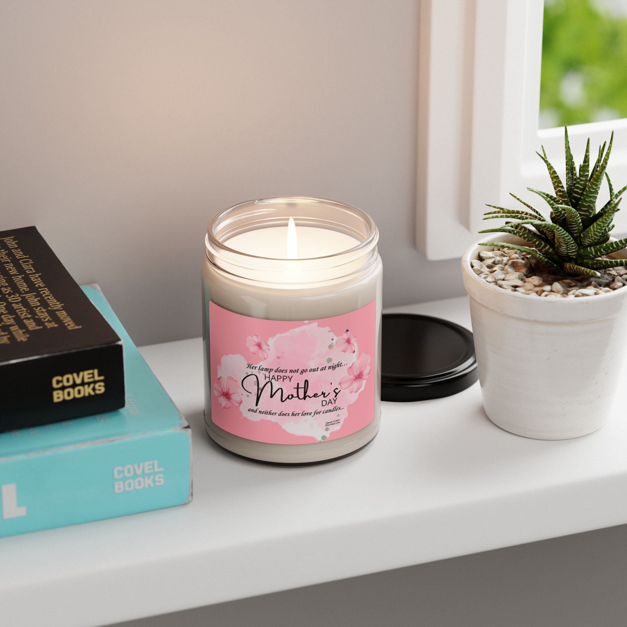 Her lamp does not go out at night… and neither does her love for candles- Premium Scented Soy Candle, 9oz