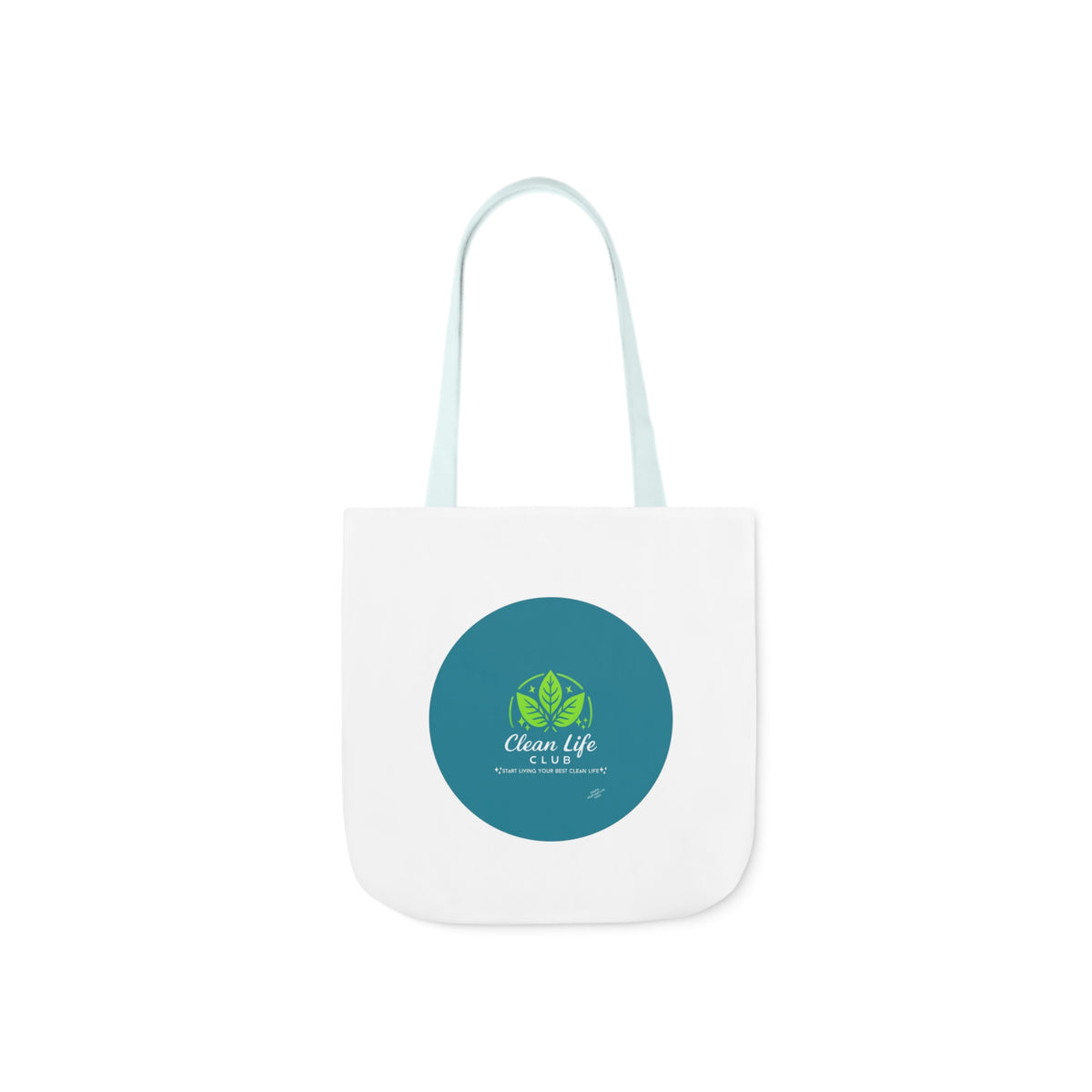 The Clean Life Club Canvas Tote Bag, 5-Color Straps