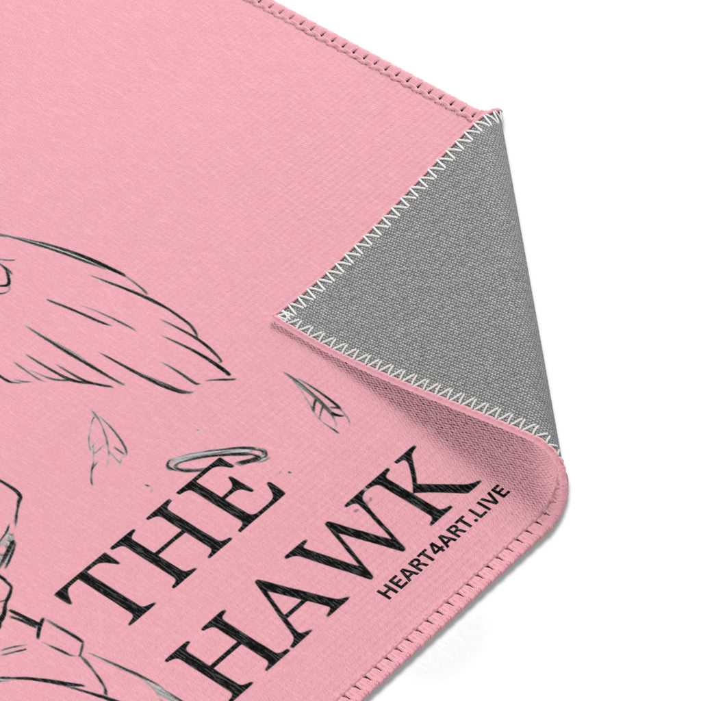 THE HAWK Area Rugs (Light Pink)