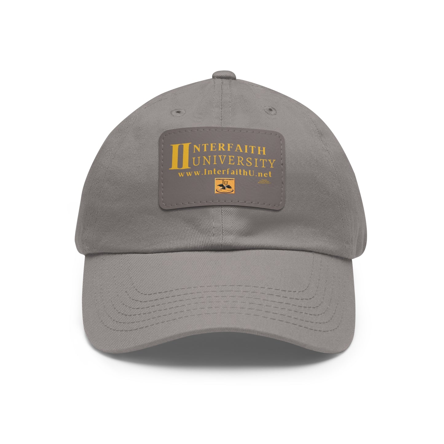 Interfaith University Hat with Leather Patch (Rectangle)