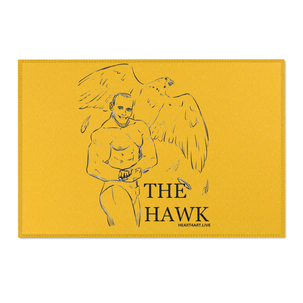 THE HAWK Area Rugs (Gold)