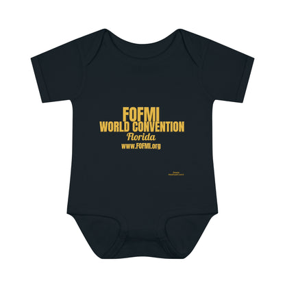 FOFMI WORLD CONVENTION Infant Baby Rib Bodysuit