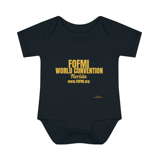 FOFMI WORLD CONVENTION Infant Baby Rib Bodysuit