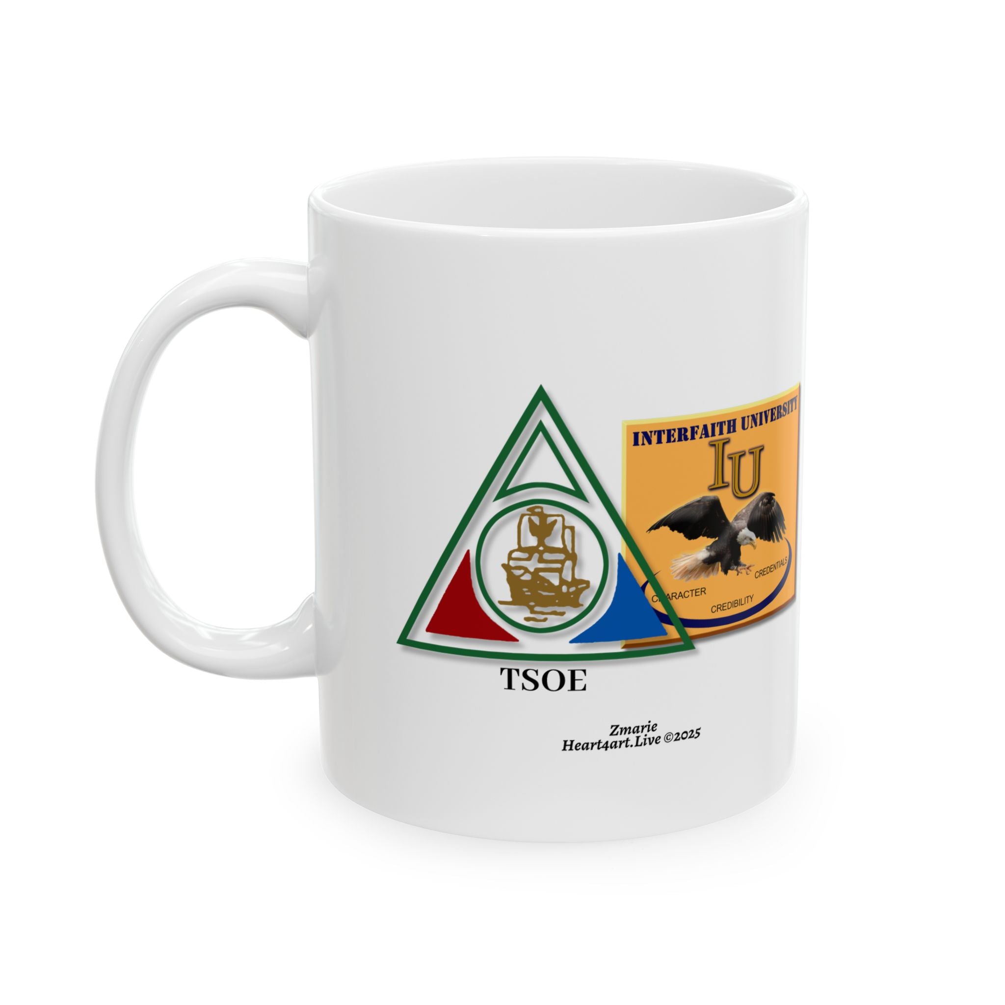 COTLG Jewel Dominion and Interfaith University Ceramic Mug, (11oz, 15oz)