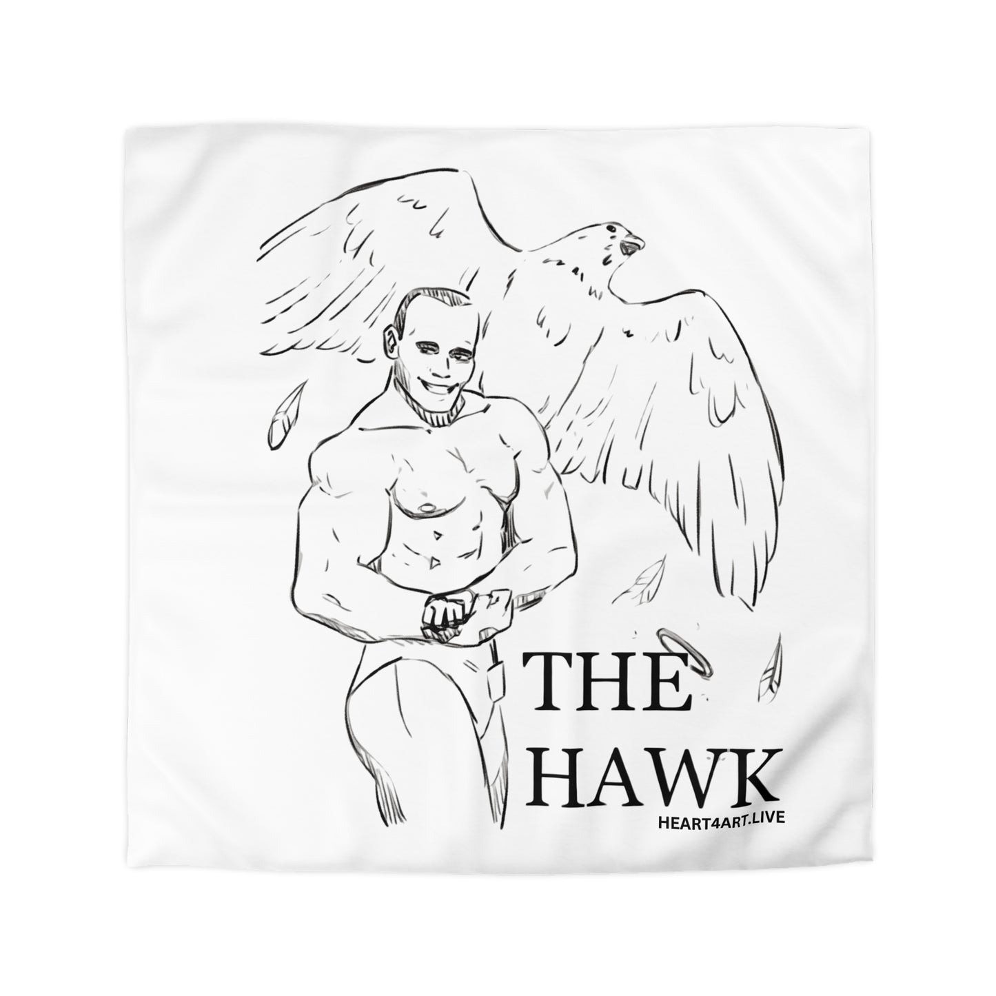 THE HAWK Microfiber Duvet Cover