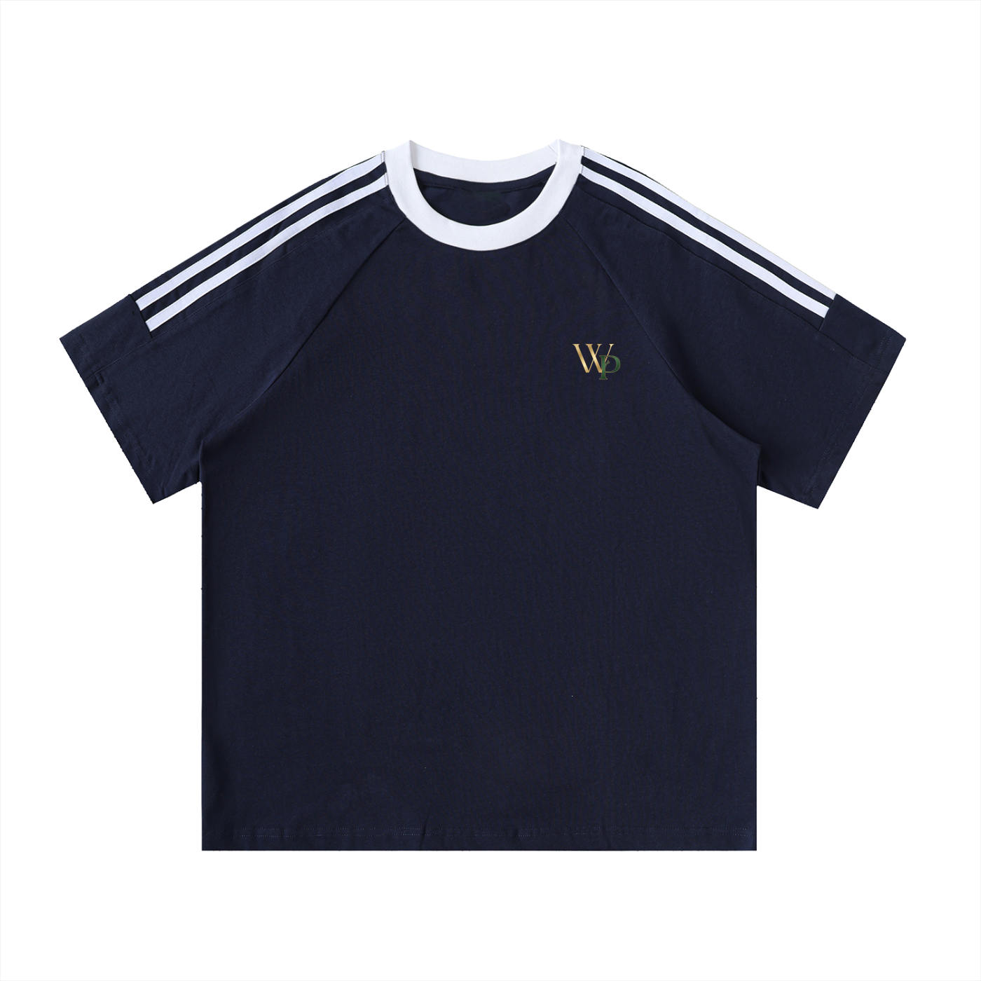THE GENESIS COLLECTION: GARDEN Unisex Contrast Tape Crewneck Cotton T-Shirt