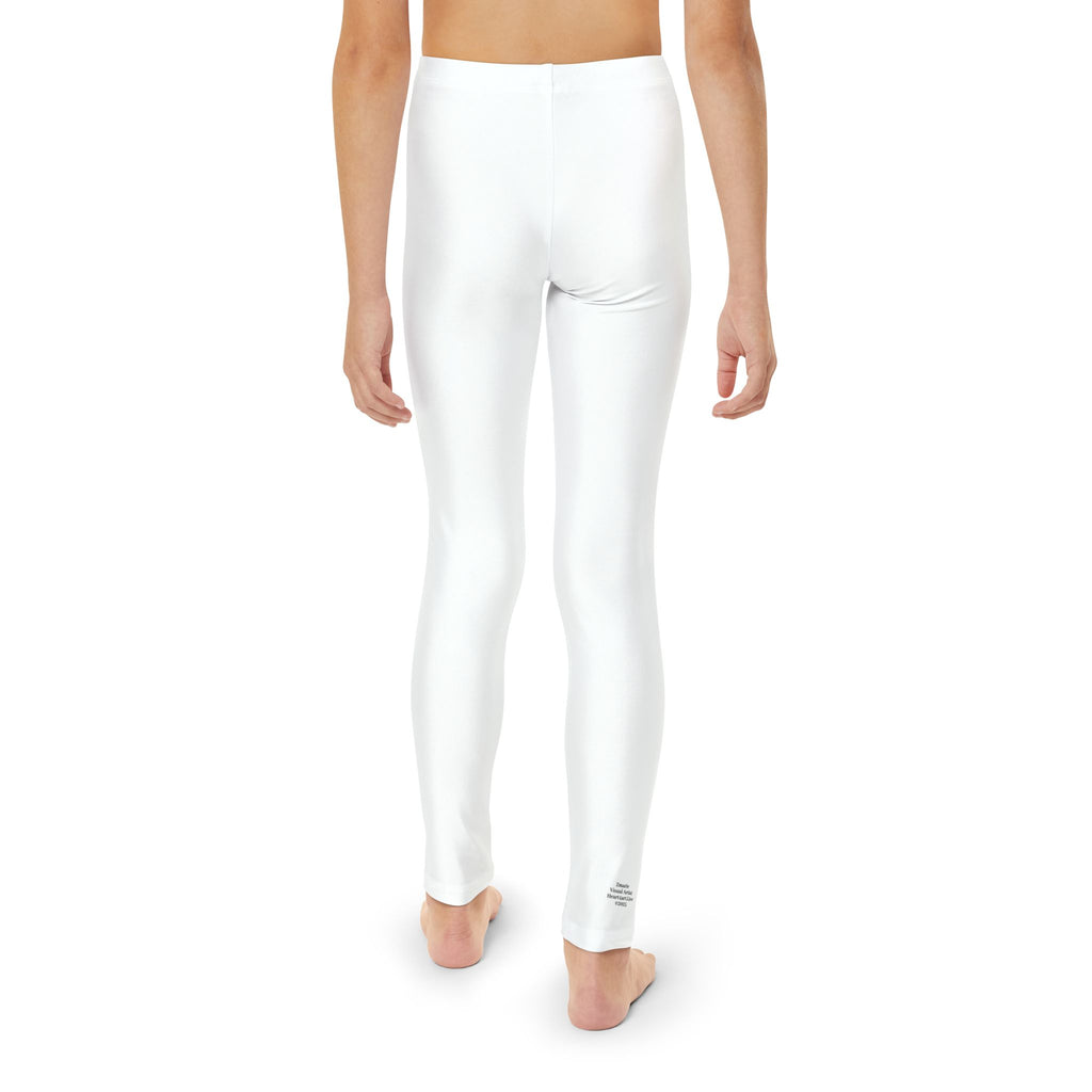 IAMBK Youth Full-Length Leggings (WHITE)
