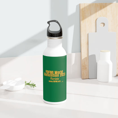 FOFMI WORLD CONVENTION 2023 Stainless Steel Water Bottle (Green)