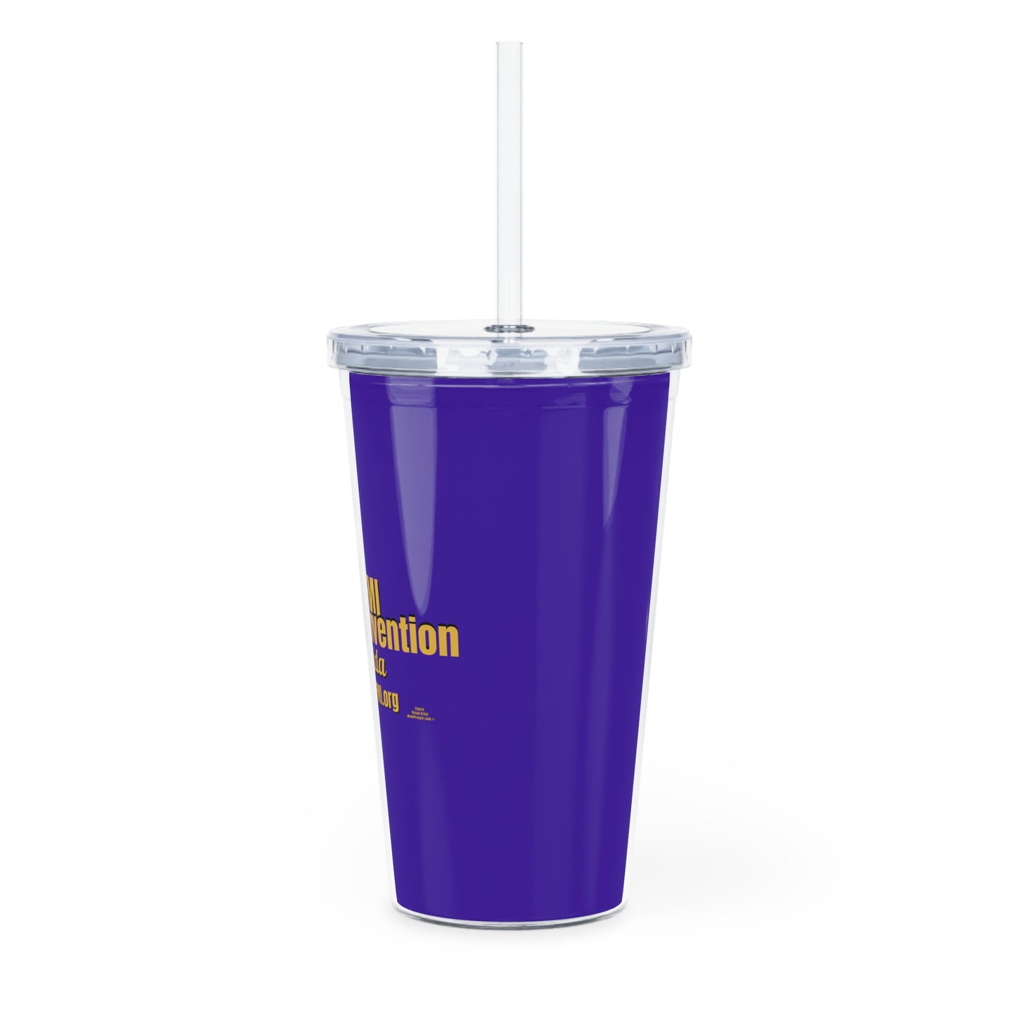 FOFMI WORLD CONVENTION Plastic Tumbler with Straw