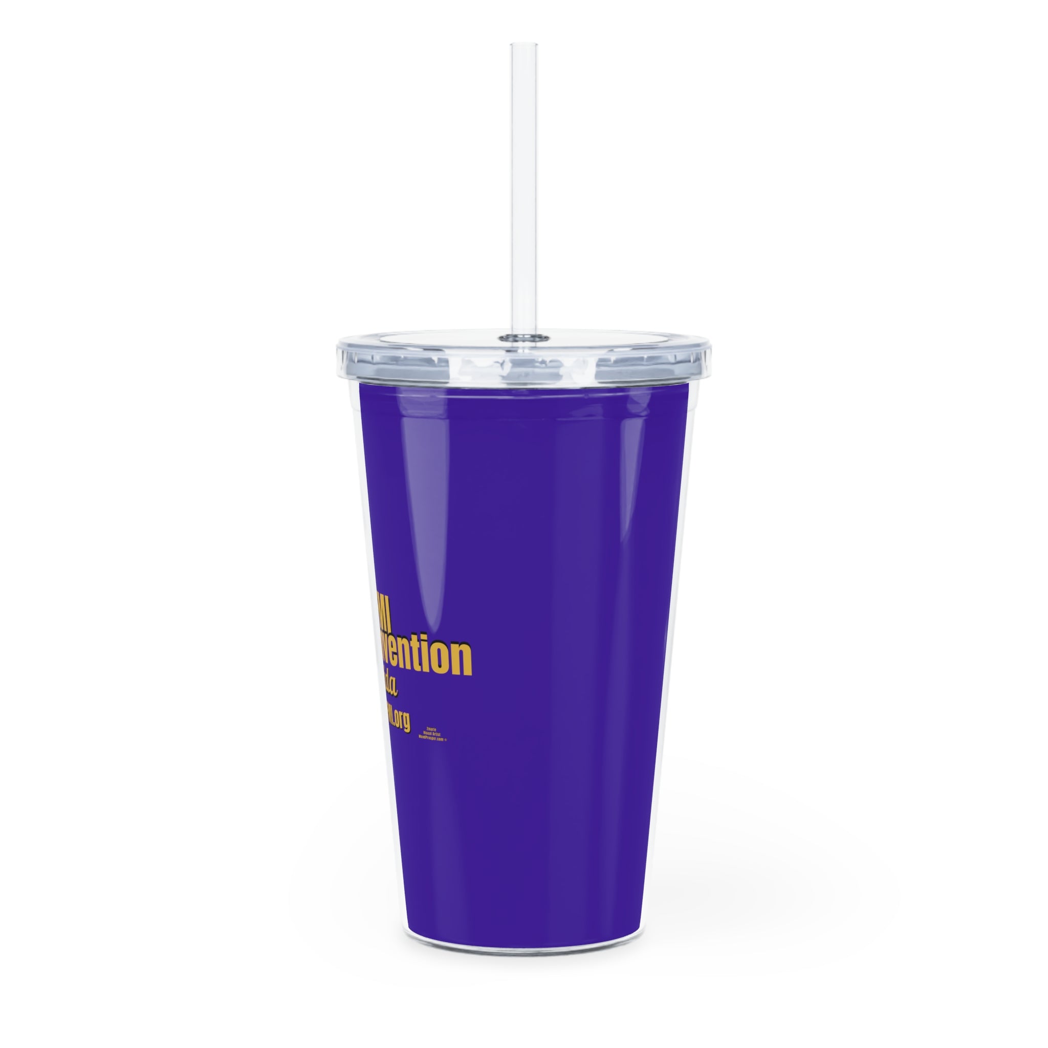 FOFMI WORLD CONVENTION Plastic Tumbler with Straw
