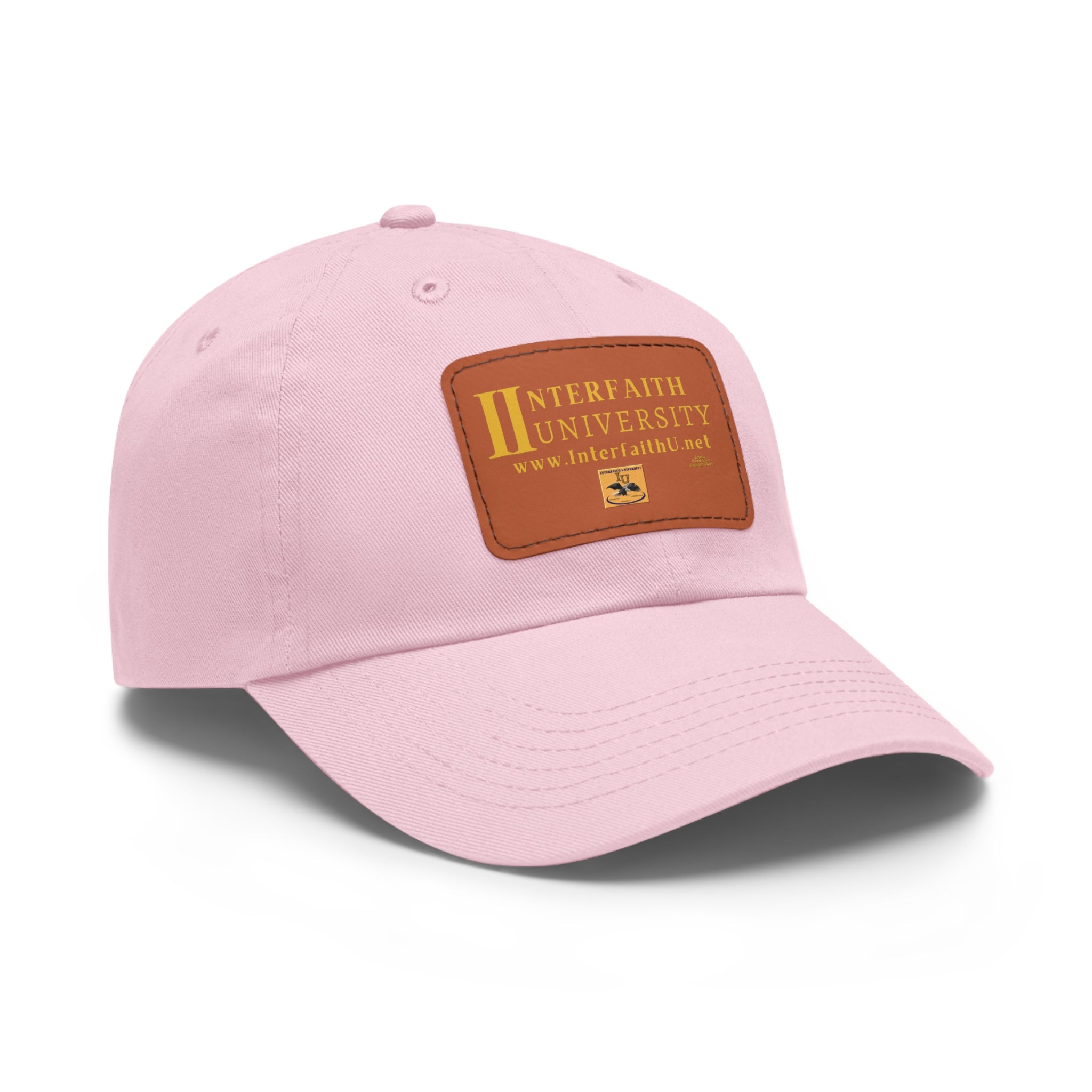 Interfaith University Hat with Leather Patch (Rectangle)