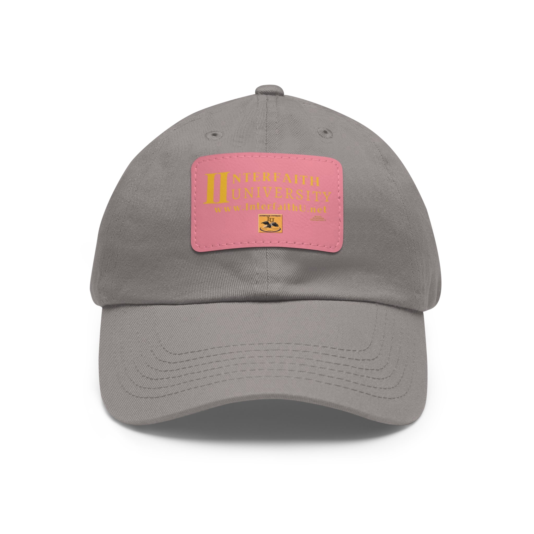 Interfaith University Hat with Leather Patch (Rectangle)