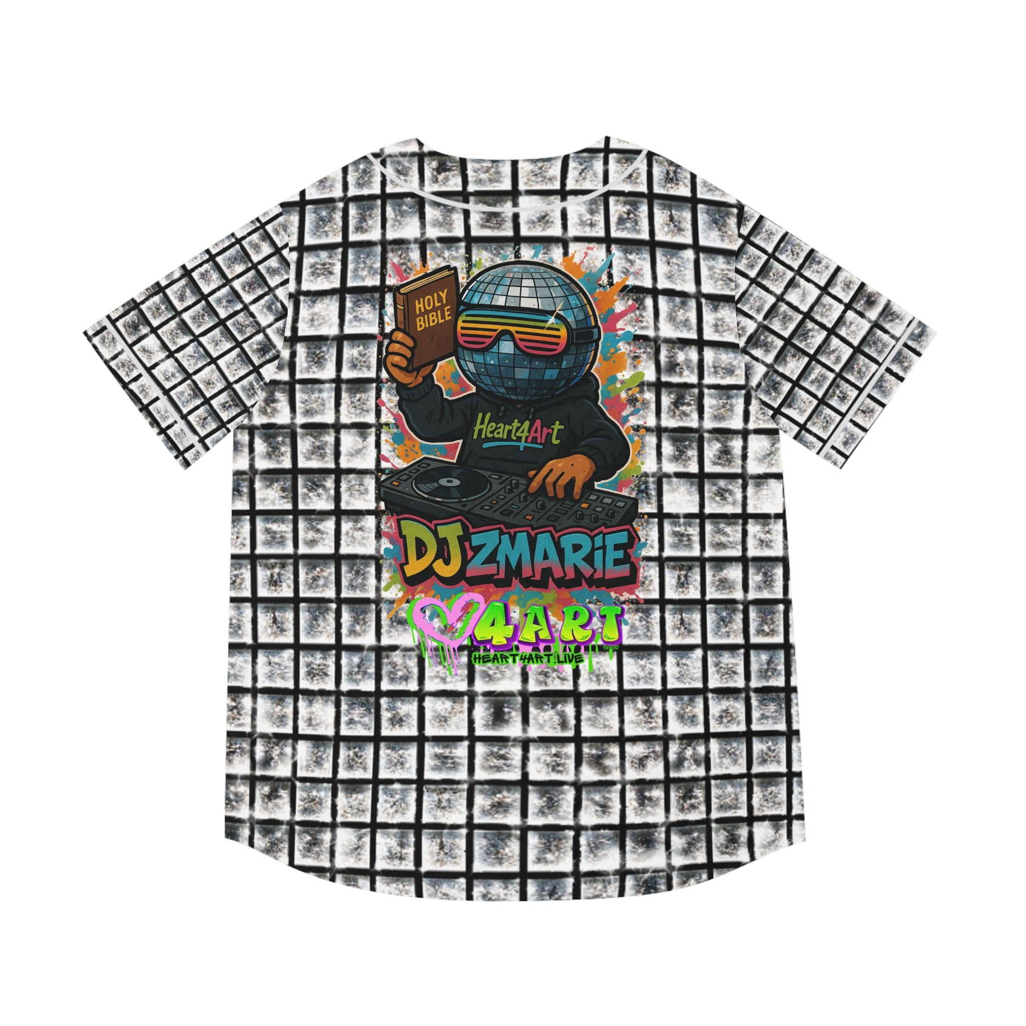 DJ ZMARIE Baseball Jersey (AOP)