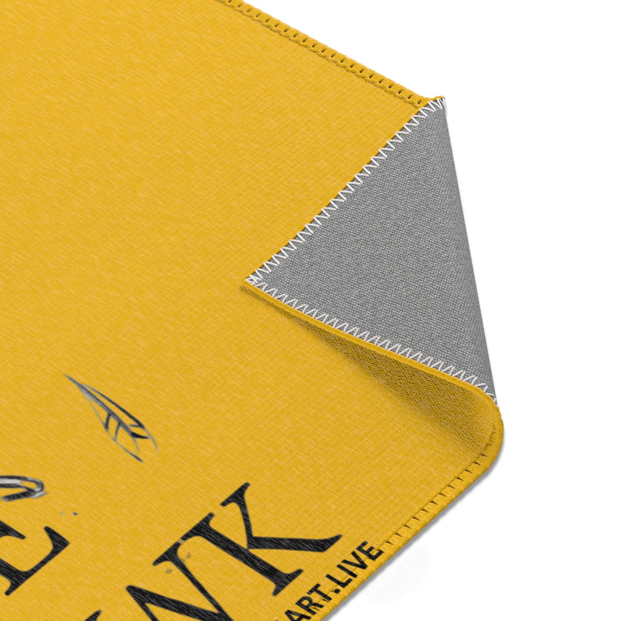 THE HAWK Area Rugs (Gold)