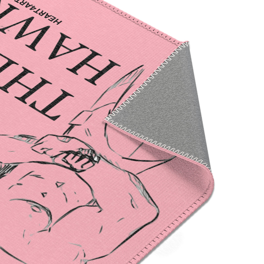THE HAWK Area Rugs (Light Pink)