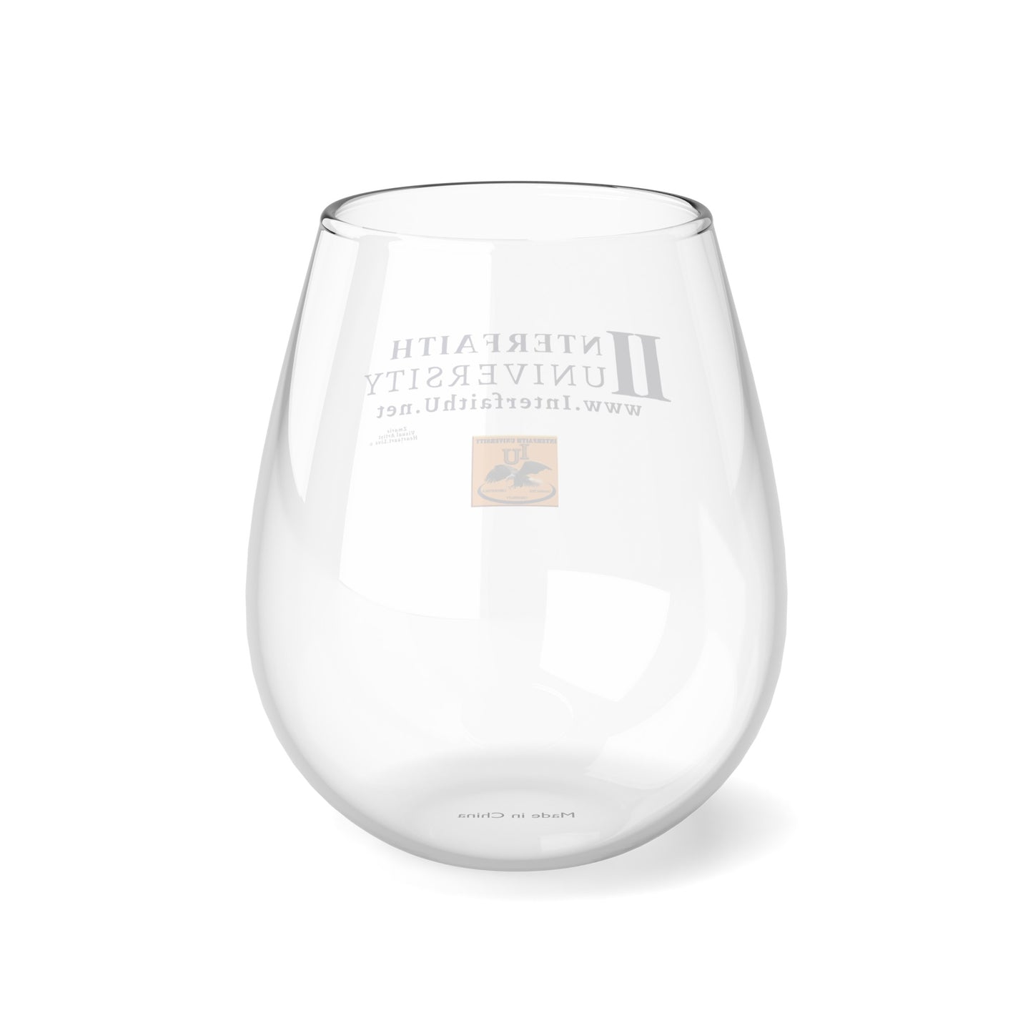 Interfaith University Stemless Glass, 11.75oz