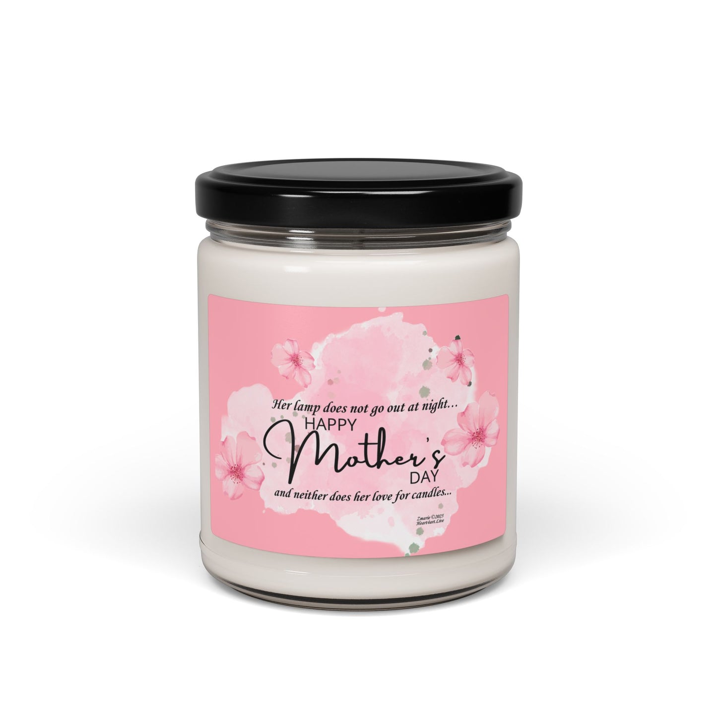 Her lamp does not go out at night… and neither does her love for candles- Premium Scented Soy Candle, 9oz