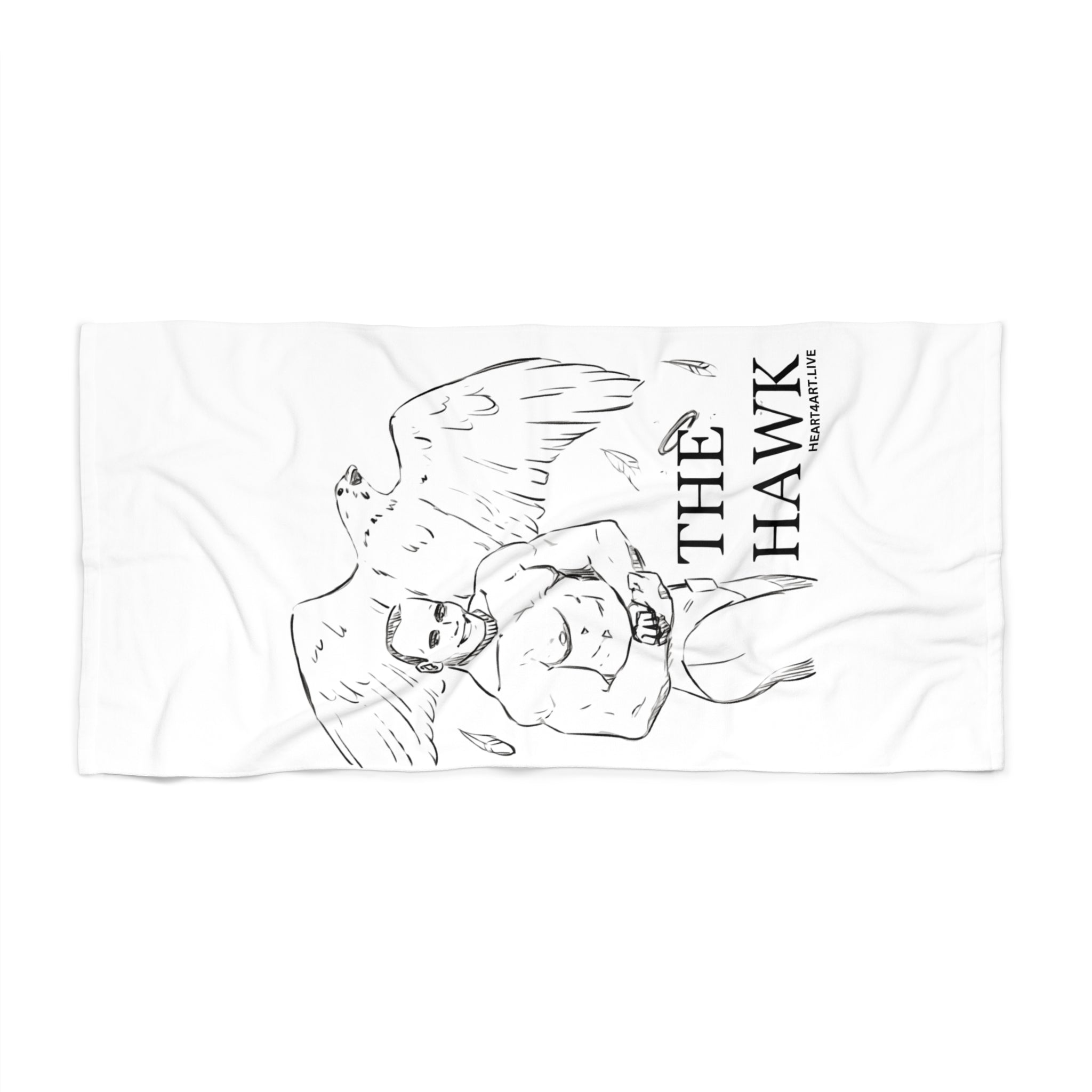 THE HAWK Beach Towel