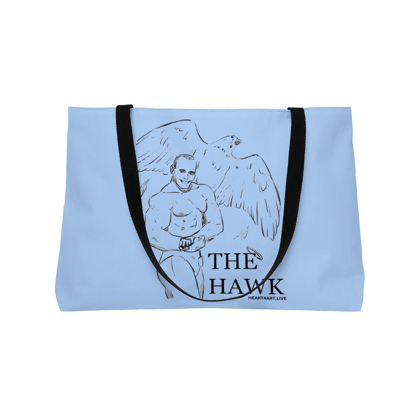 THE HAWK Weekender Tote Bag (Light Blue)