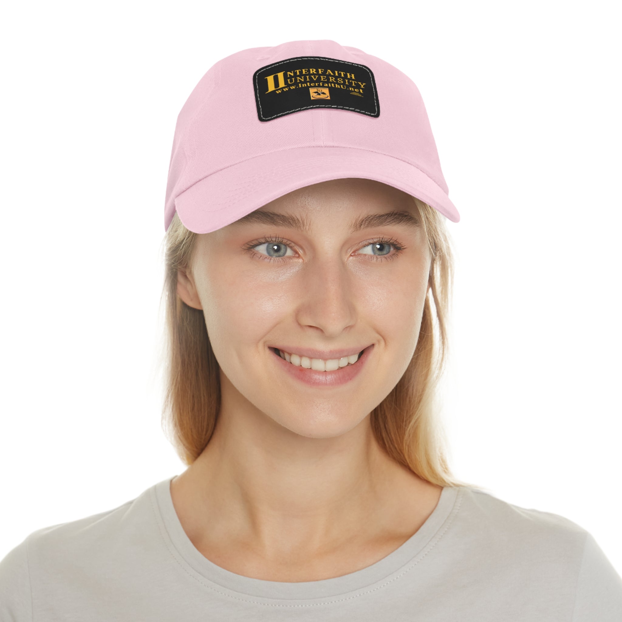 Interfaith University Hat with Leather Patch (Rectangle)
