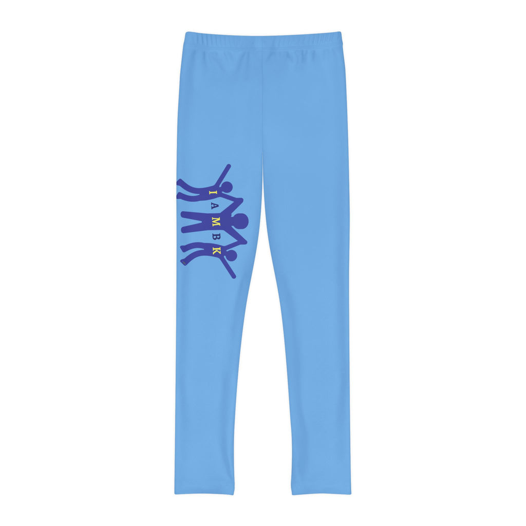 IAMBK Youth Full-Length Leggings (BLUE)