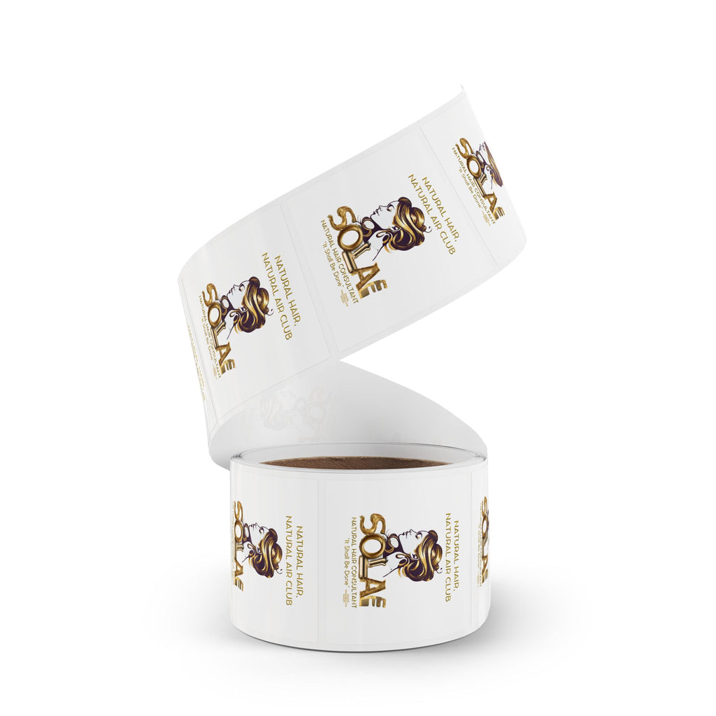 Solae Square Sticker Label Rolls