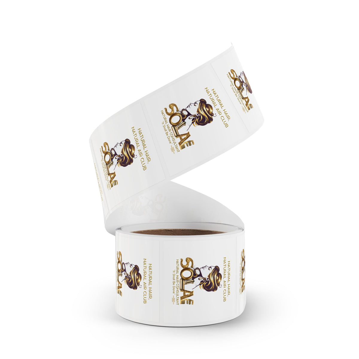 Solae Square Sticker Label Rolls