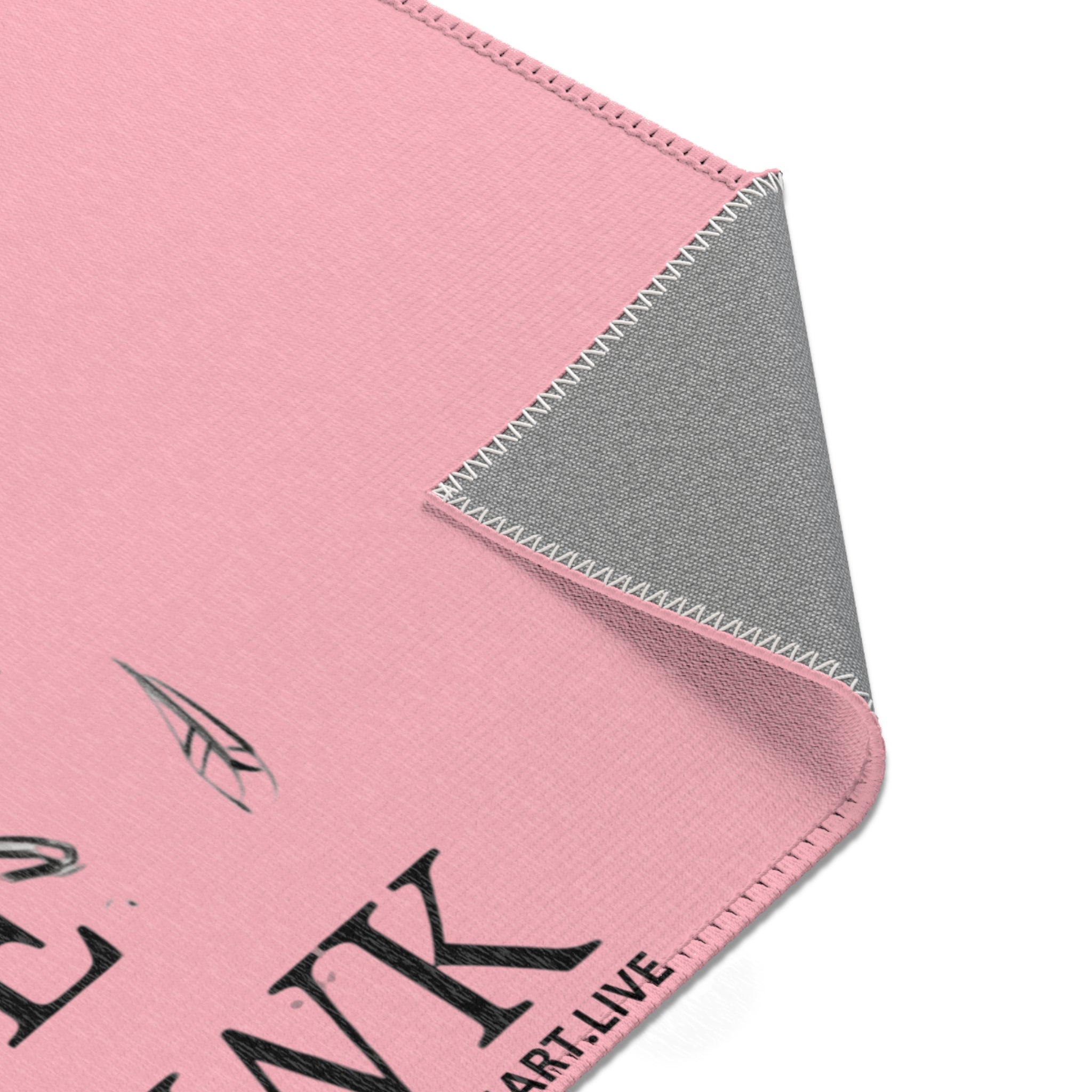 THE HAWK Area Rugs (Light Pink)