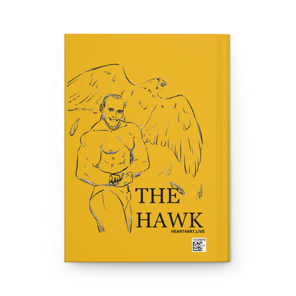 THE HAWK Hardcover Journal Matte (Gold)