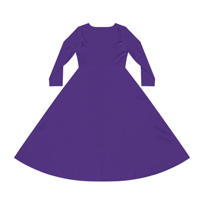FOFMI WORLD CONVENTION 2023 Women's Long Sleeve Dress (Purple)