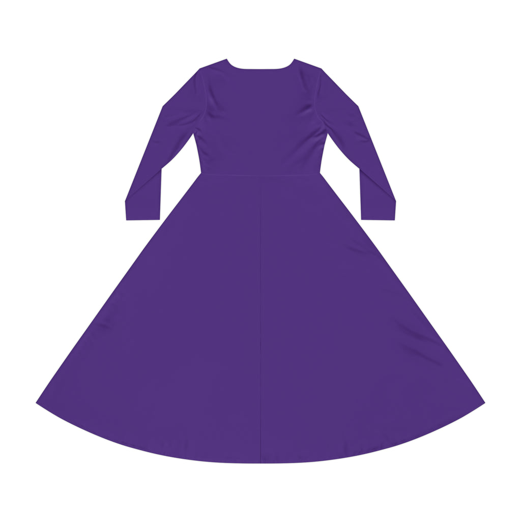 FOFMI WORLD CONVENTION 2023 Women's Long Sleeve Dress (Purple)