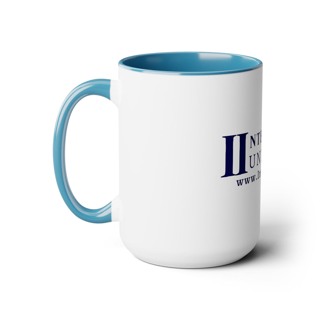 Interfaith University Two-Tone Coffee Mugs, 15oz