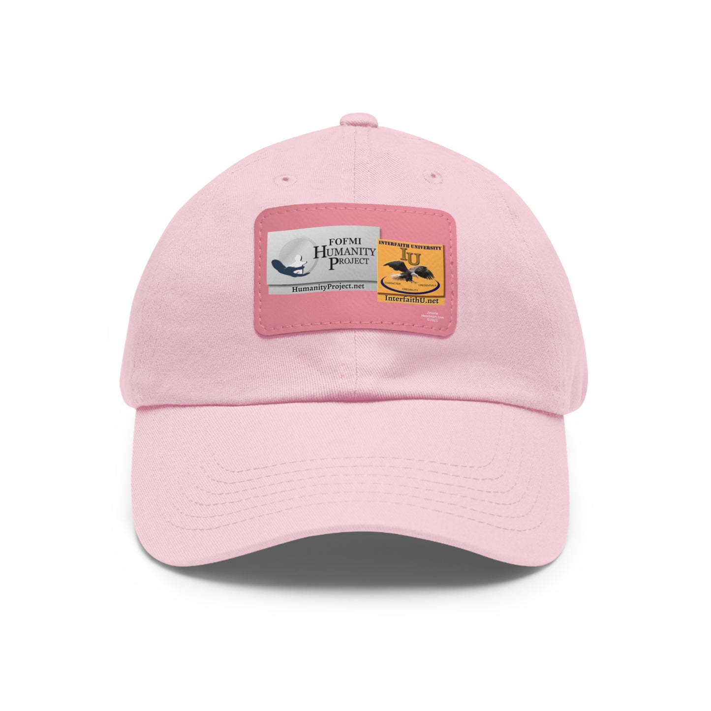 IU/FOFMI Baseball Cap with Leather Patch (Rectangle)