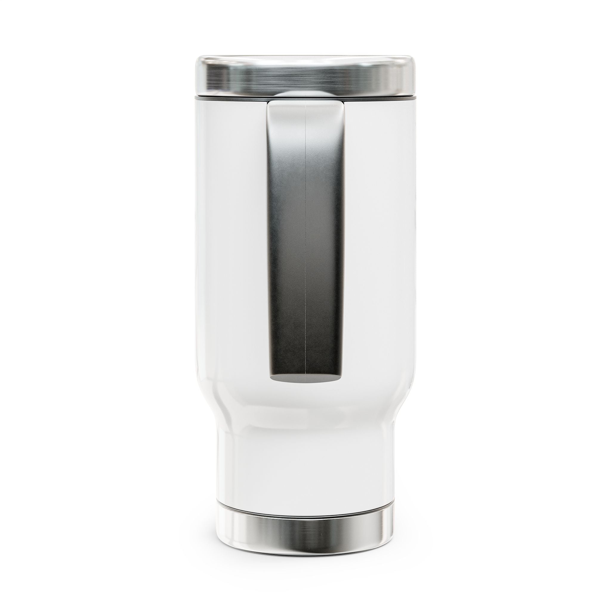 COTLG Jewel Dominion and Interfaith University Stainless Steel Travel Mug with Handle, 14oz