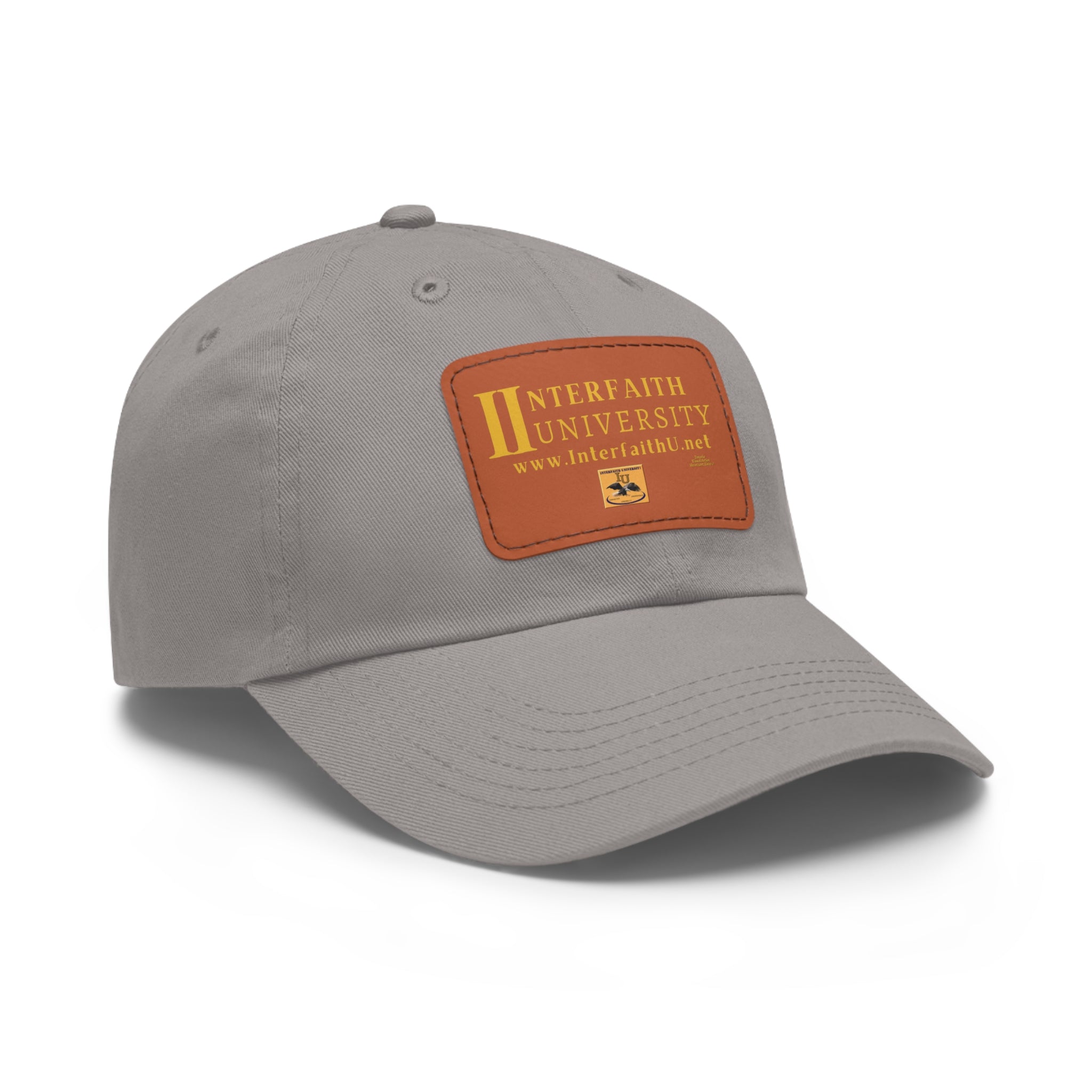 Interfaith University Hat with Leather Patch (Rectangle)