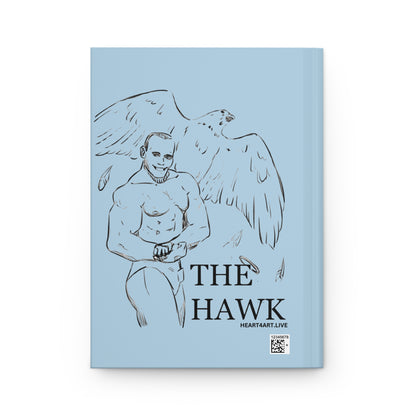 THE HAWK Hardcover Journal Matte (Light Blue)