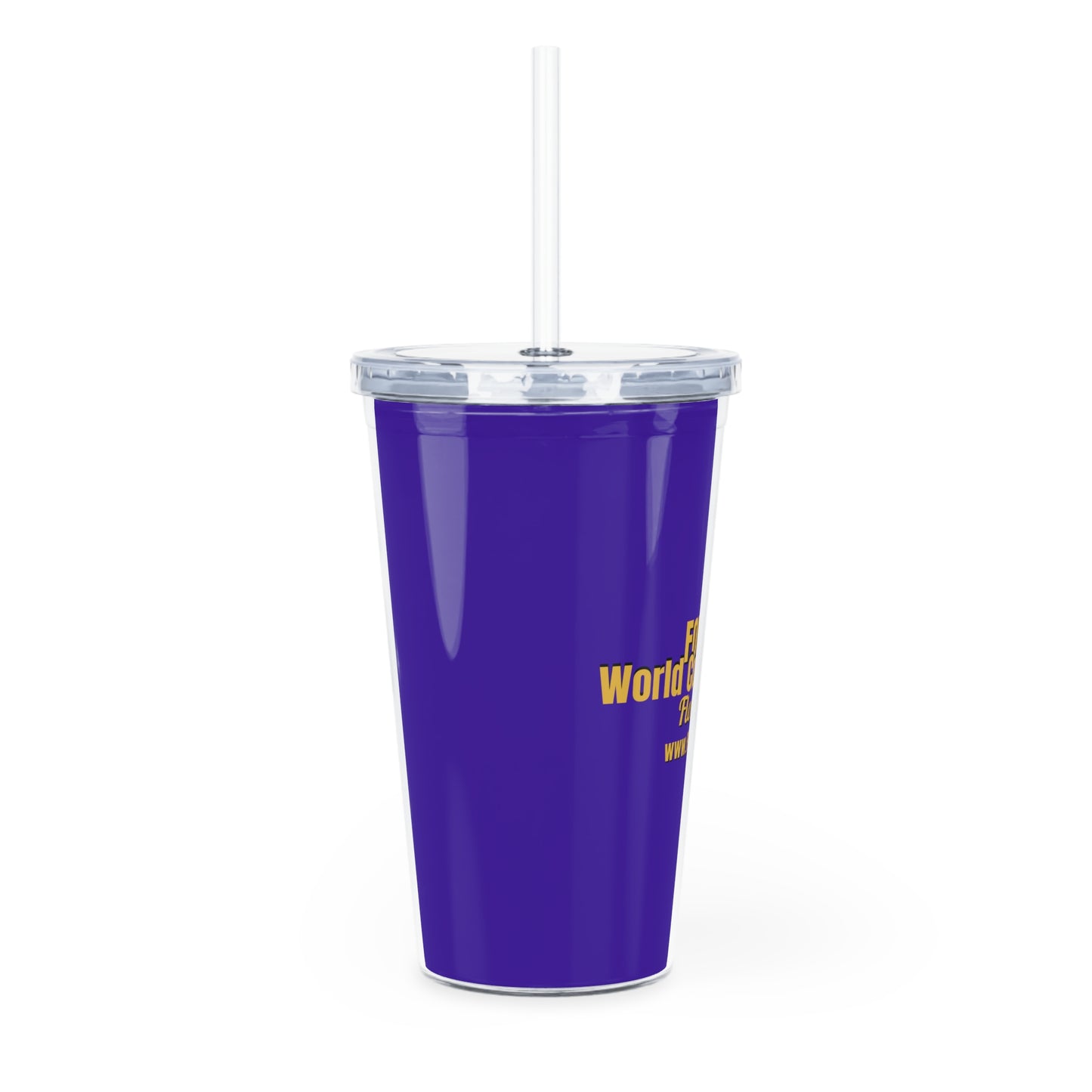 FOFMI WORLD CONVENTION Plastic Tumbler with Straw