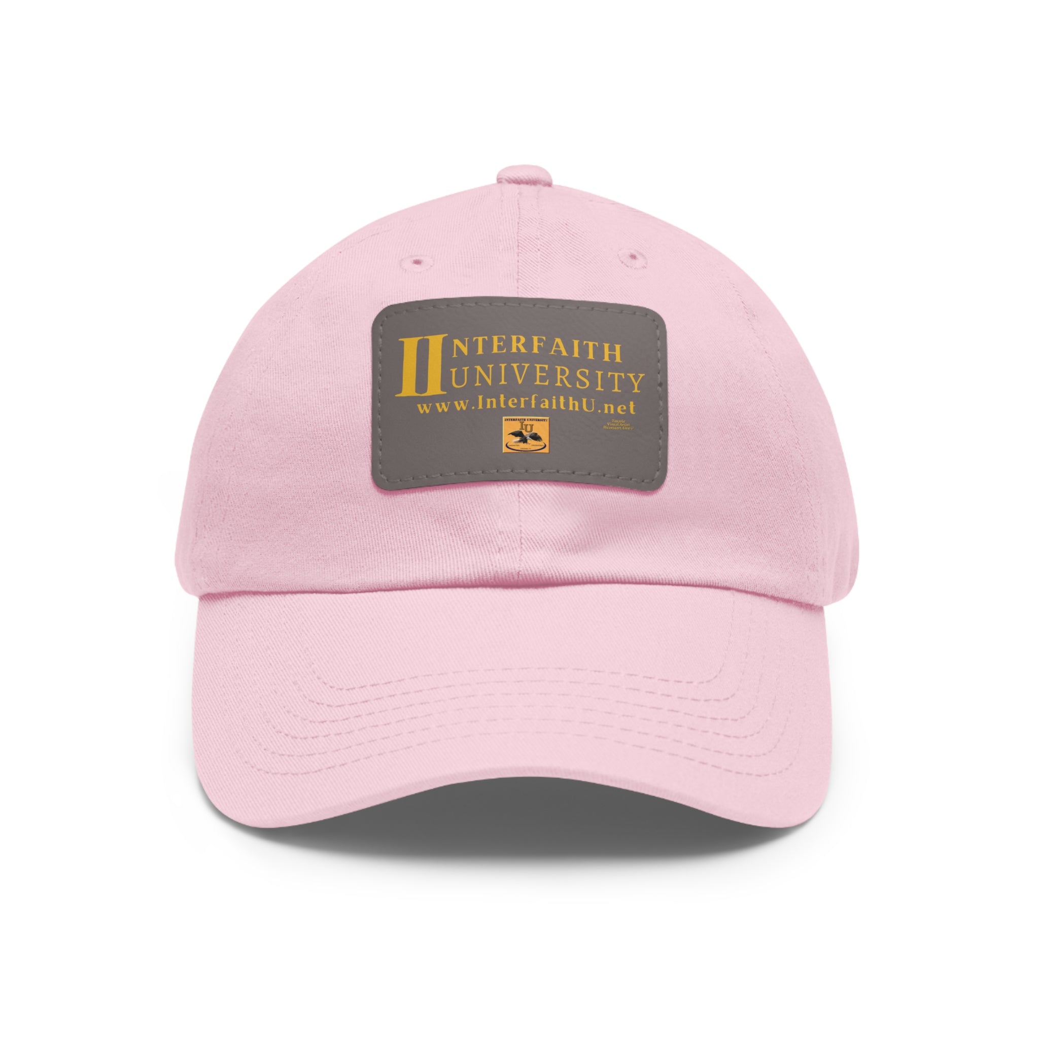 Interfaith University Hat with Leather Patch (Rectangle)