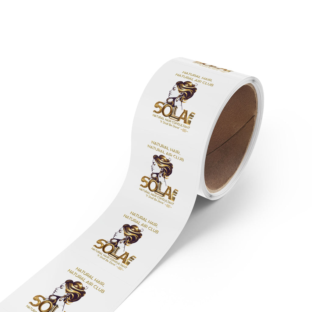 Solae Square Sticker Label Rolls