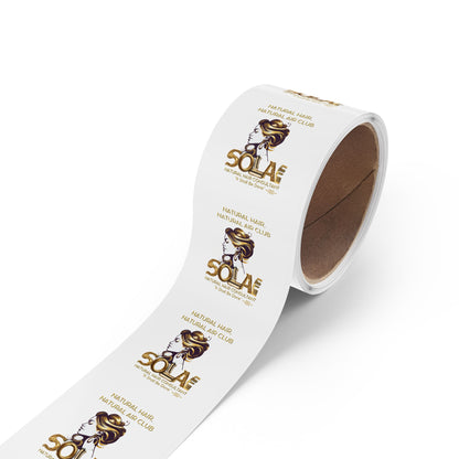 Solae Square Sticker Label Rolls