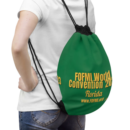 FOFMI WORLD CONVENTION 2023 Drawstring Bag (Green)