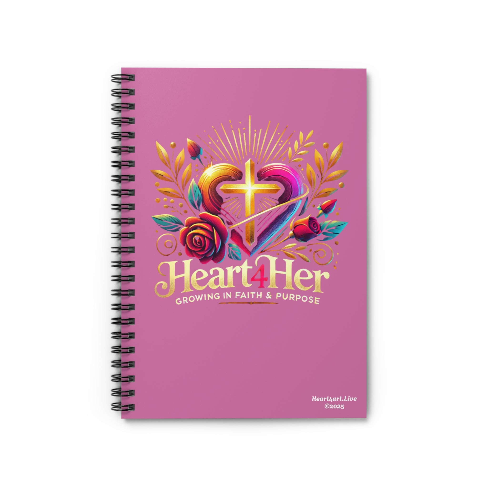 Heart4Her Spiral Notebook - Ruled Line