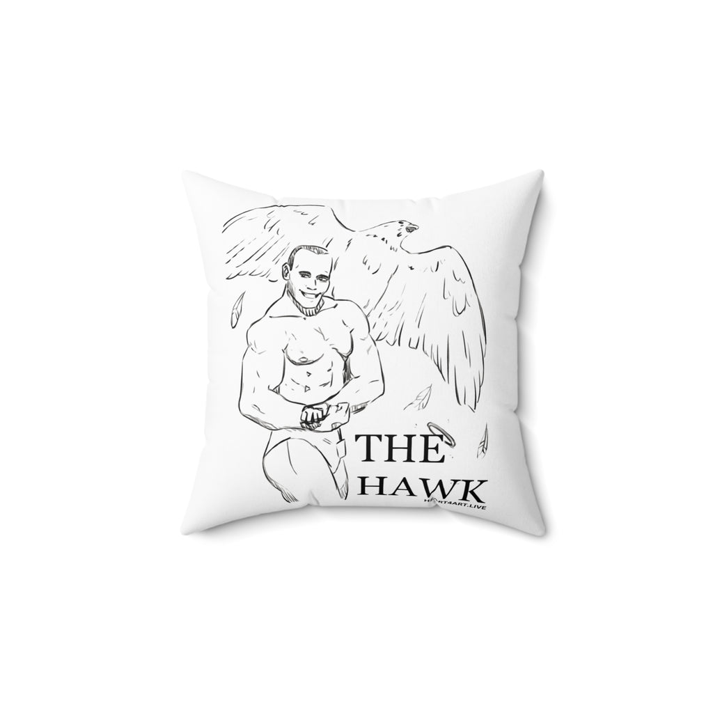 THE HAWK Spun Polyester Square Pillow