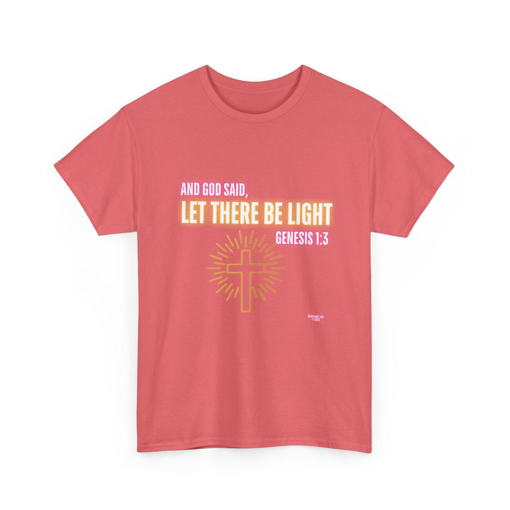 Let There Be Light! Christian Unisex Heavy Cotton Tee