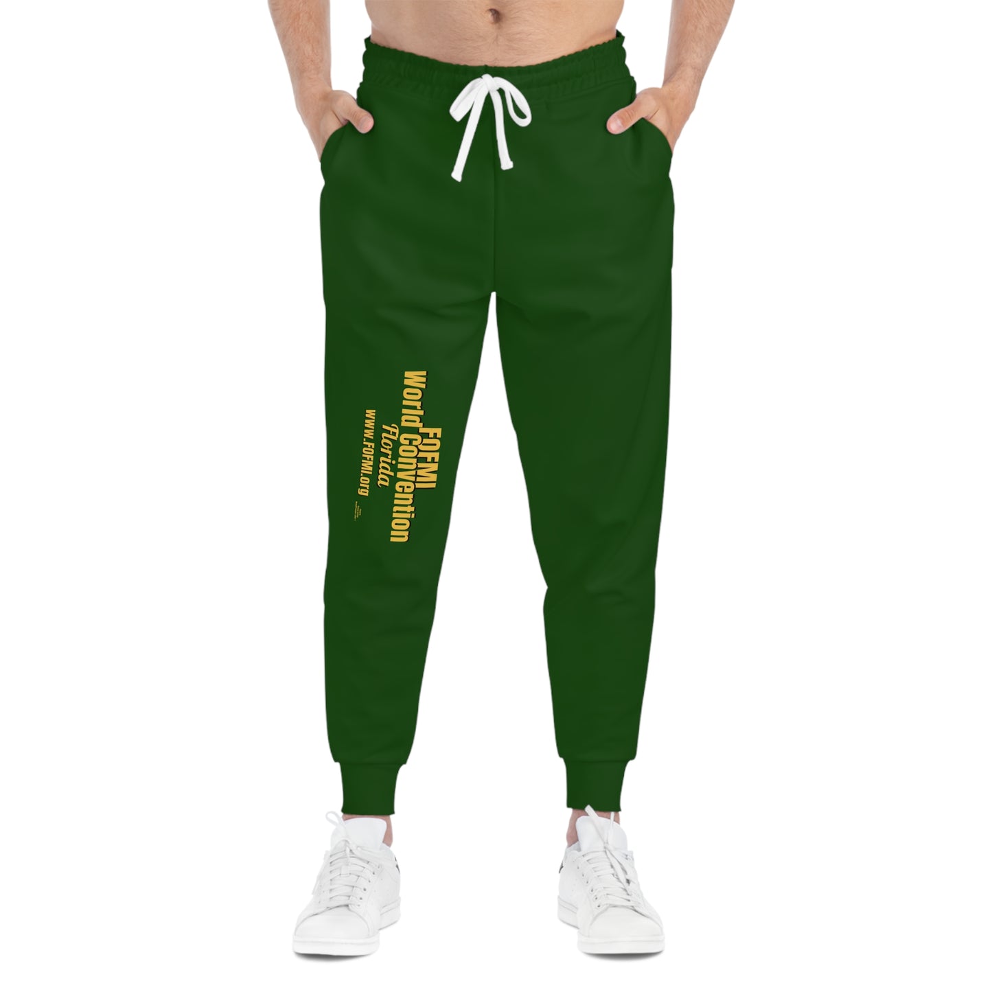 FOFMI WORLD CONVENTION Unisex Athletic Joggers (Green)