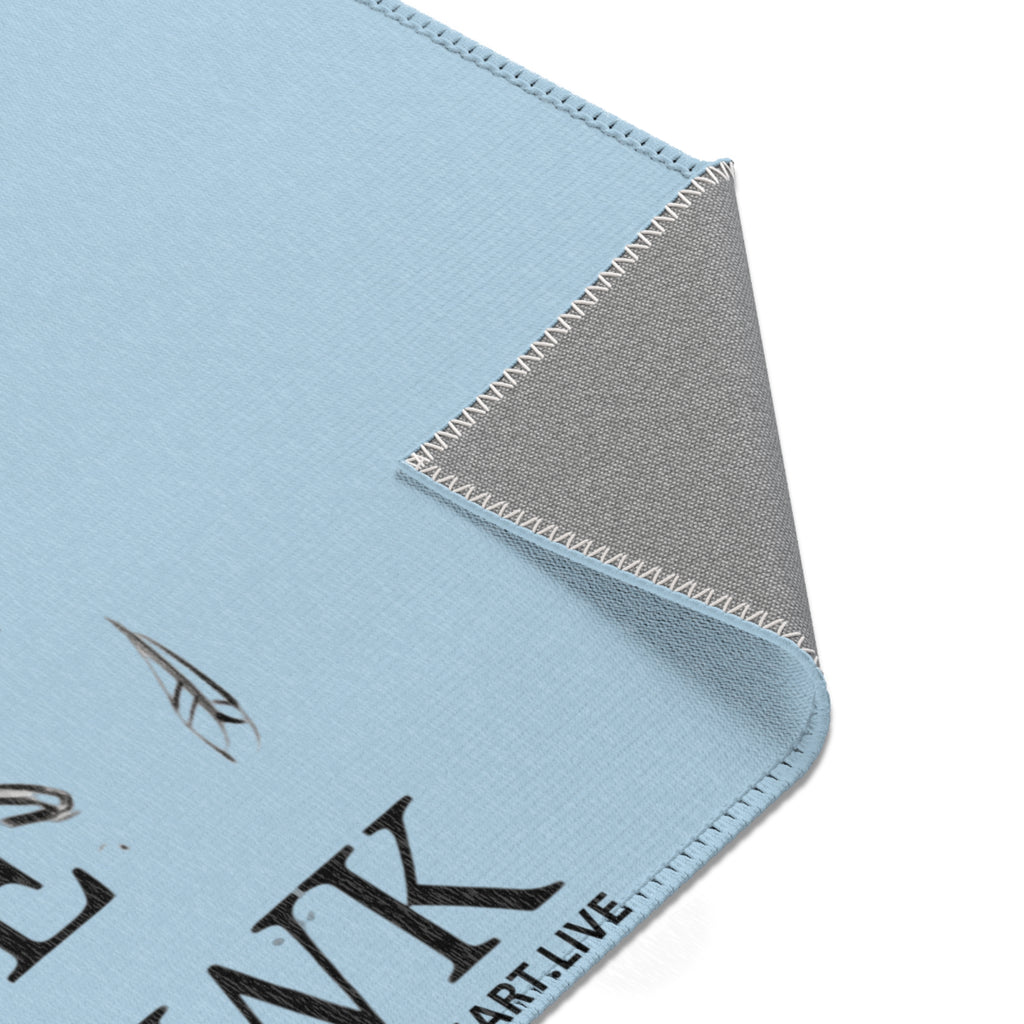 THE HAWK Area Rugs (Light Blue)